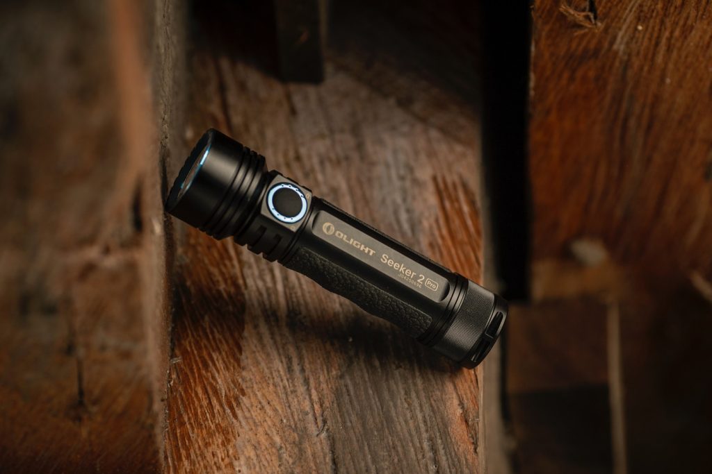 picture of small and black flashlight 