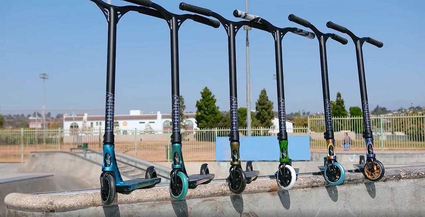 six different colors envy scooters