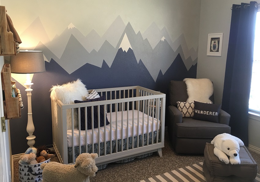 picture of a cozy baby room