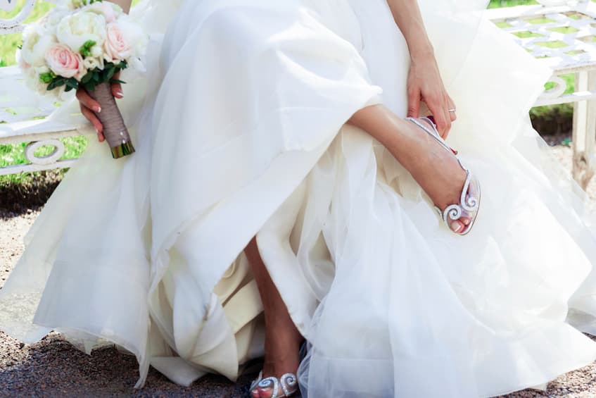 Complement the Shoe with Your Bridal Style
