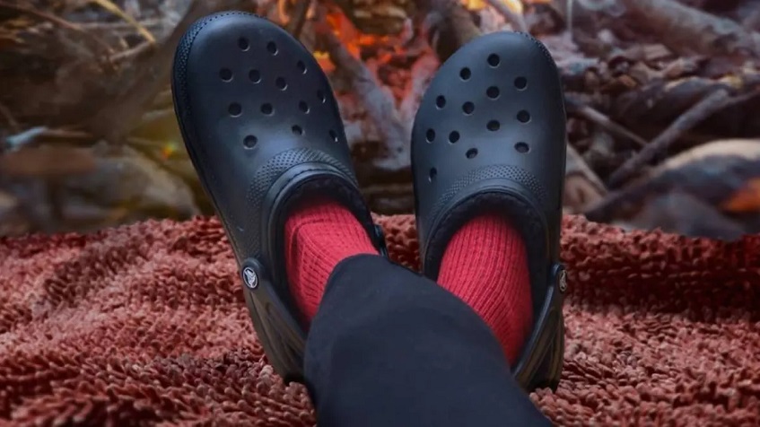 crocs with socks 